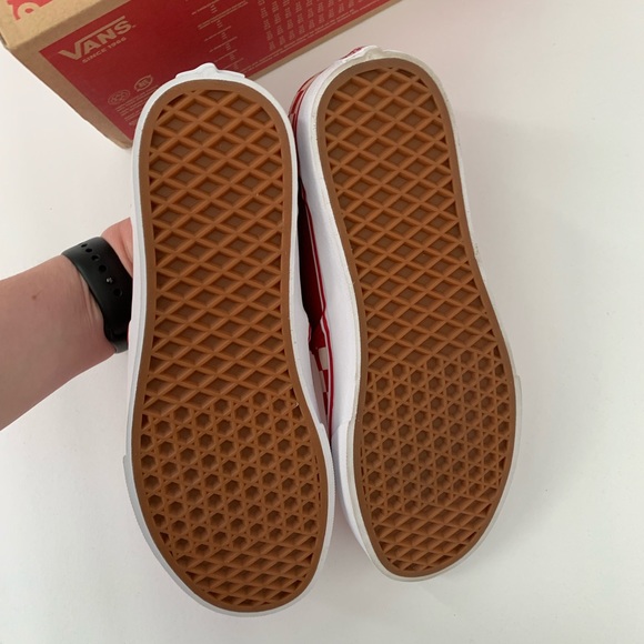 Red Checkered Vans NEW - Picture 3 of 3